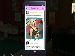 Being a Dik chick route with Maya having beer