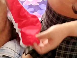 Innocent Mexican student shows tight vagina after school, making me jerk off.