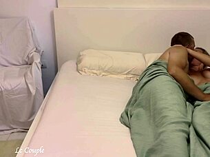 Real Couple's Morning Sex Watched by Girlfriend