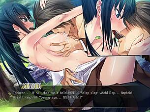 commander babes ep14 - fucking both anime babes in a threesome