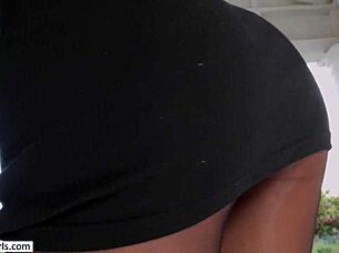 Solo striptease in pantyhose, clothes ripped for undressing