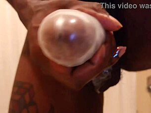 Hallelujah Johnson Masturbates With A Sex Toy And Cums Hard