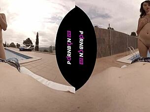 Young nympho neighbor wants outdoor fuck POV Latina 😈