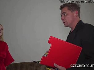 wild sex with horny executor in czech amateur scene