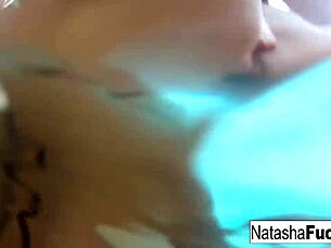 Natasha Nice and Alison Tyler enjoy licking and fingering each other