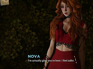 Eternum 176: Curvy Anime Girl In Sexy Outfit Shows Big Tits In 3D Game