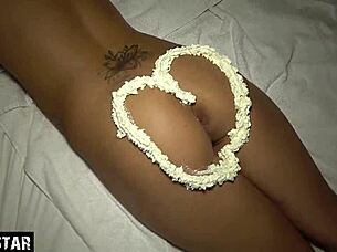 Sahnefick Mit Latinafotze