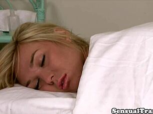 massaged transsexual gets drilled in ass close up 😘🔥