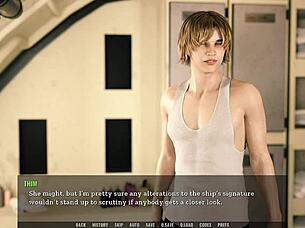 anime couple having hot sex by the public lake