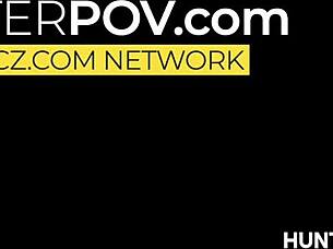 delicious russian brunette sexed up in pov scene