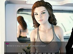 anime couple having hot sex by the public lake