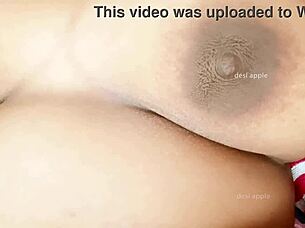 My wife shows her big boobs in indian style