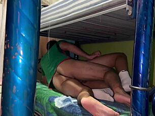 roommate treated with love after seeing his ass in gym showers