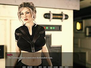 anime couple having hot sex by the public lake