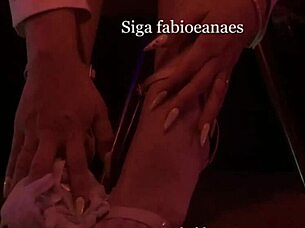 Hotwife Shows Off High Heels And Pantyhose For Fetish Lover's Pleasure