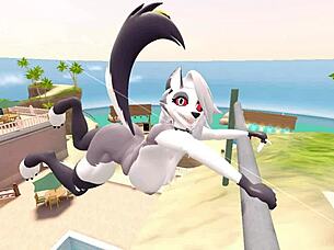 loona skips work to play hooky with her boss in cartoon.