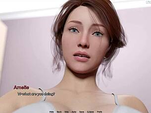 watch this dude suck and lick boobs in hentai game