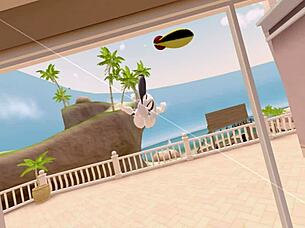 loona skips work to play hooky with her boss in cartoon.