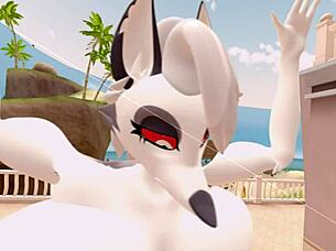 loona skips work to play hooky with her boss in cartoon.