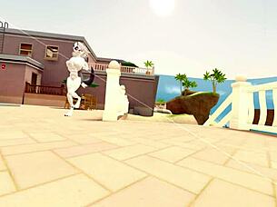 loona skips work to play hooky with her boss in cartoon.