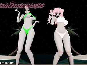 HENTAI3ANIMESEXTV SPOILER CAPÍTULO 3 BAILE Y INTERACCIÓN CON MI AMA FAVORITA Y SU AMIGA