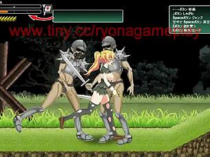 Cute Blonde Hentai Girl Fucks Soldiers In Battle!