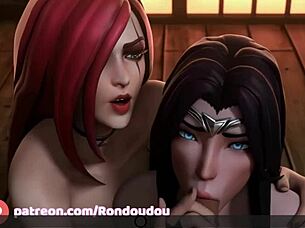 Intense assfucking and oral sex with cock until dawn in music video.