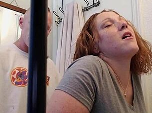 Bathroom quickie wife