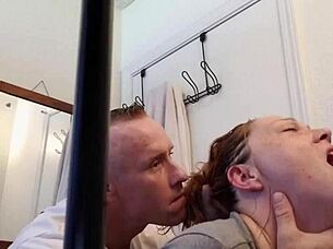 Bathroom quickie wife