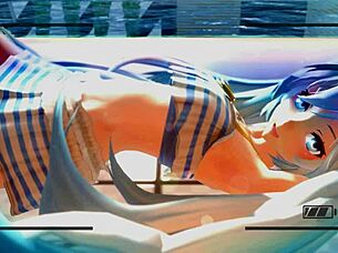 Miku Teases Wet Masturbation in Pool Photoshoot