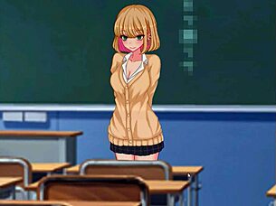 Why does college lady fuck men in hentai game?