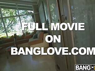 lena paul creates suggestive sextape with johnny love, featuring cowgirl and facial