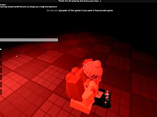 Roblox porn with blowjob and riding