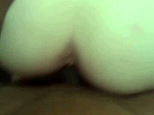 interracial encounter with white girl doggy style