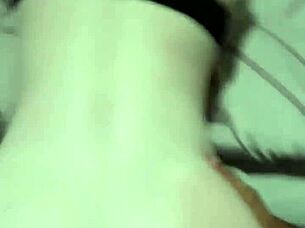 interracial encounter with white girl doggy style