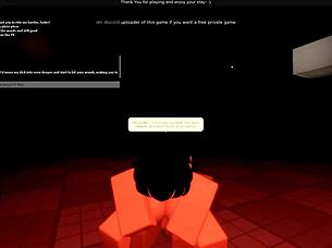 Roblox porn with blowjob and riding