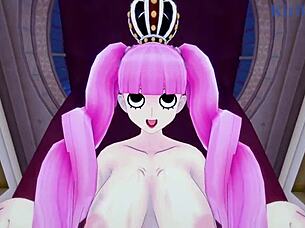 perona and carrot have intense sex in one piece hentai