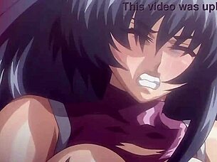 Watch Taimanin Asagi get assfucked in the arena