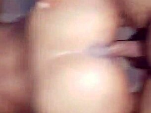 is this young girl screaming with pleasure from blowjob and ass fucking?