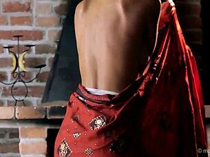 Beautiful Indian teenage girl dancing erotically and fingering herself