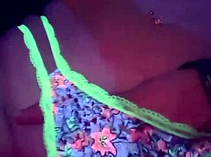 Sexy POV features horny Nikki Lixxx licking big cock