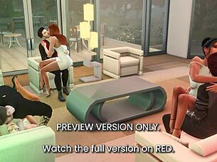 the bachelorette party turns into a wild hentai orgy