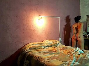 Curvy Spanish milf masturbates homemade and cums hard