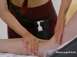 This horny masseuse loves to eat pussy