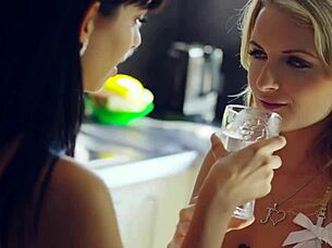 Jemma and Kitty fingering each other