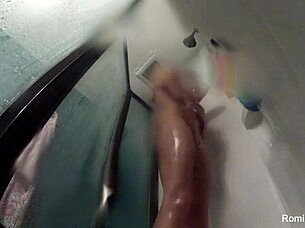 Romi Rain Showers in Solo Masturbation?