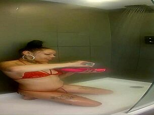 the jollies llc shower fun toy review heated toy recorded by mrs jollies masturbation?