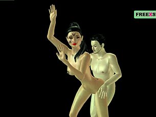 In This Anime, Japanese Man Fucks Indian Bhabhi