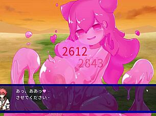 SUCCUBUS DUEL VS SLIME SUCCUBUS: DETAILED HENTAI ACTION WITH BIG TITS.