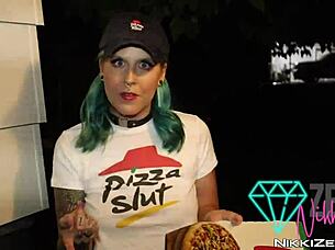 Pizza delivery service with a twist for customers